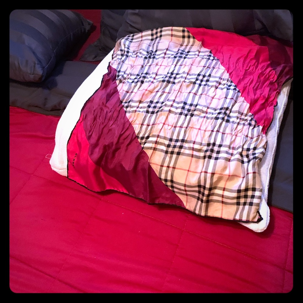 Authentic Burberry Silk Scarf (small)